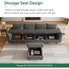 image:imageHONBAY Modular Sectional Sofa Velvet L Shaped Couch with Storage Ottoman Convertible Sectional Couch 4Seat Sofa with Reversible Chaise Grey
