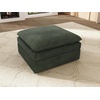 image:imageHONBAY Modern Corduroy Ottoman Module Sofa Ottoman Bench with Storage BeigeGreen