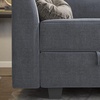 image:imageHONBAY Side Armrest Module for Modular Sofa Pair of Armrests for Sectional Modular Couch Bluish Grey